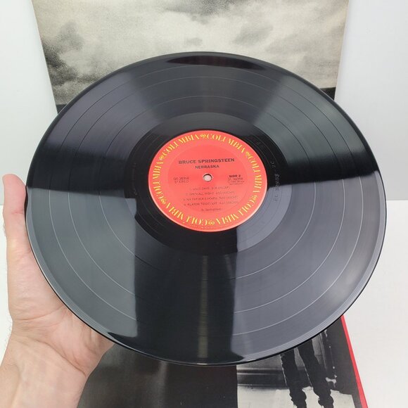 Bruce Springsteen Nebraska Vinyl Record 1982 Original Pressing Inner 38358 VG+ - Picture 4 of 11